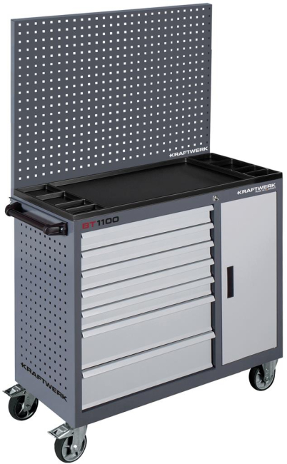 Preview: Kraftwerk Werkstattwagen Basic Line BT 1100 mit Schrank leer